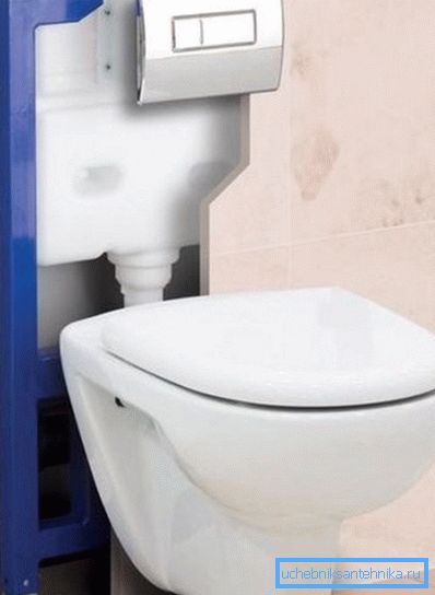 Eine schwebende Toilettenschüssel zu montieren ist schwieriger. Eine schwebende Toilettenschüssel zu montieren ist schwieriger.