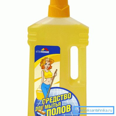 Es ist besser, die Böden nicht nur mit Wasser zu waschen, sondern mit einer speziellen Verbindung. Es ist besser, die Böden nicht nur mit Wasser zu waschen, sondern mit einer speziellen Verbindung.