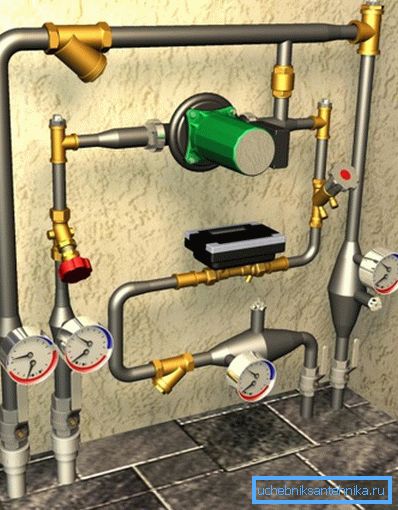 Im Foto - 3D-Modell der Steuereinheit.