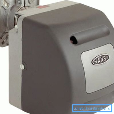 Im Foto - Dieselbrenner für Kessel Im Foto - Dieselbrenner für Kessel