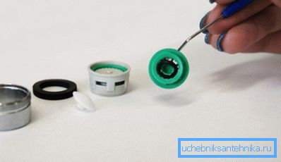 Auf dem Foto - ist der Prozess der Installation eines neuen Rings, um den Fluss zu ändern Auf dem Foto - ist der Prozess der Installation eines neuen Rings, um den Fluss zu ändern