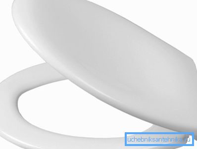 Auf dem Foto - Plastik - Toilettensitz Auf dem Foto - Plastik - Toilettensitz