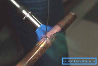 Das Foto zeigt den Prozess des Hochtemperaturlötens. Das Foto zeigt den Prozess des Hochtemperaturlötens.
