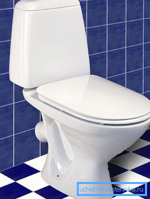Auf dem Foto - die häufigste Art der Toilette Auf dem Foto - die häufigste Art der Toilette