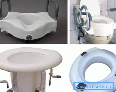 Auf dem Foto - spezielle sanitäre Einrichtungen für die Toilette