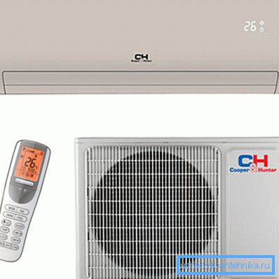 Auf dem Foto - das Aussehen eines der verwendeten Geräte. Der Geräte-COP erreicht einen Wert von 4,95. Auf dem Foto - das Aussehen eines der verwendeten Geräte. Der Geräte-COP erreicht einen Wert von 4,95.