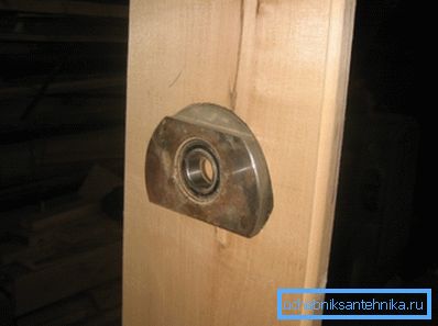 Auf dem Foto: Die Hülse mit dem Lager macht das Design noch zuverlässiger Auf dem Foto: Die Hülse mit dem Lager macht das Design noch zuverlässiger