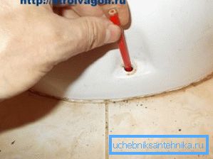 Markierung mit einem Bleistift Markierung mit einem Bleistift