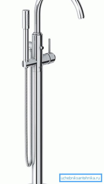 Bodenmodell mit Dusche und verdecktem Wasserzulauf Bodenmodell mit Dusche und verdecktem Wasserzulauf