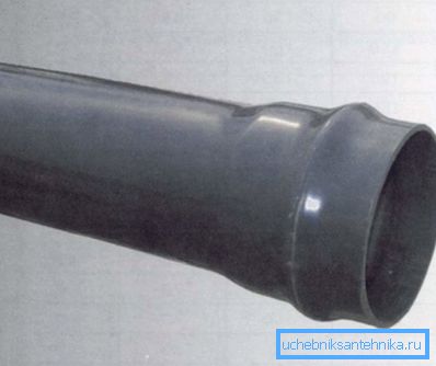 PVC-Druckstutzenrohr. PVC-Druckstutzenrohr.