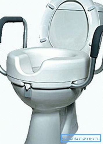Düse - ein Gerät für die Toilette für Behinderte Düse - ein Gerät für die Toilette für Behinderte