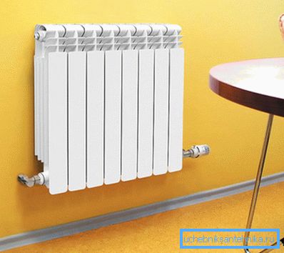 Wandmontierter Heizkörper aus Aluminium Wandmontierter Heizkörper aus Aluminium
