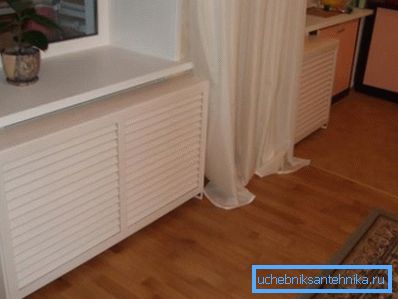 Preiswerte Innenlösung aus PVC-Kunststoff.