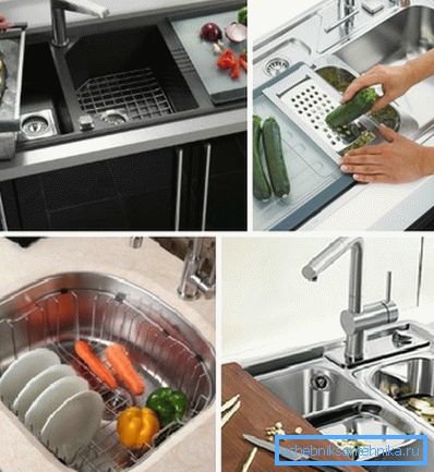 Mit einigen Geräten können Sie eine ganze Reihe zusätzlicher Arbeiten ausführen, die sich auf das Spülen von Geschirr und das Kochen beziehen Mit einigen Geräten können Sie eine ganze Reihe zusätzlicher Arbeiten ausführen, die sich auf das Spülen von Geschirr und das Kochen beziehen