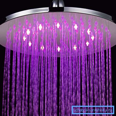 Ungewöhnlich schöne Top-Dusche mit integrierter Beleuchtung für Ihr Badezimmer Ungewöhnlich schöne Top-Dusche mit integrierter Beleuchtung für Ihr Badezimmer