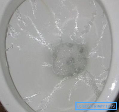 Ein falscher Betrieb des Ablassmechanismus kann zu Gestank führen. Ein falscher Betrieb des Ablassmechanismus kann zu Gestank führen.