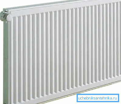 Stahlwasserbatterieprobe