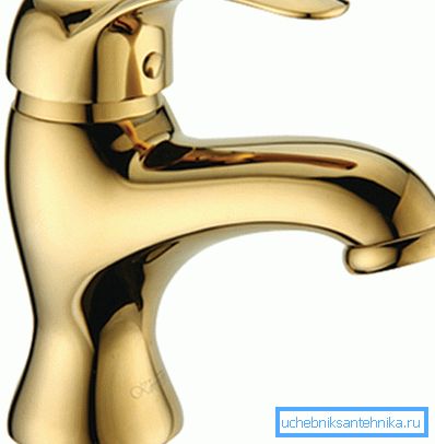 Einhebel-Waschtischmischer - Gold Einhebel-Waschtischmischer - Gold