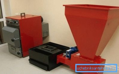 Separater Bunker, verbunden mit verschiedenen Festbrennstoffkesseln