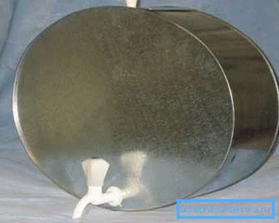 Verzinkter Tank. Verzinkter Tank.