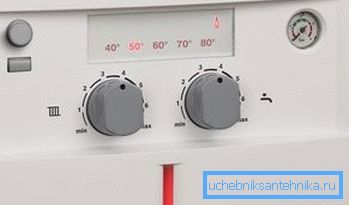 Die Bedienfeldheizung BOSCH Gaz