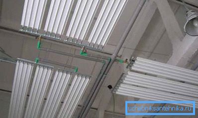 Infrarotpaneele: Heizung an der Decke. Infrarotpaneele: Heizung an der Decke.