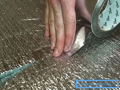 Penofol als Reflektor für Fußbodenheizung