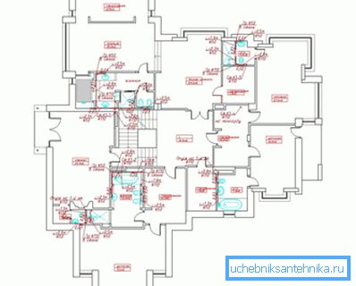 2780 Abwasserplan der Hütte