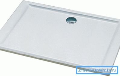 Gusseisen Duschwanne 120x90 cm Gusseisen Duschwanne 120x90 cm