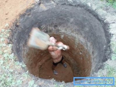 Vorbereitung der Grube Vorbereitung der Grube