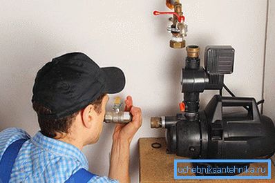 Anschluss der Pumpstation Anschluss der Pumpstation