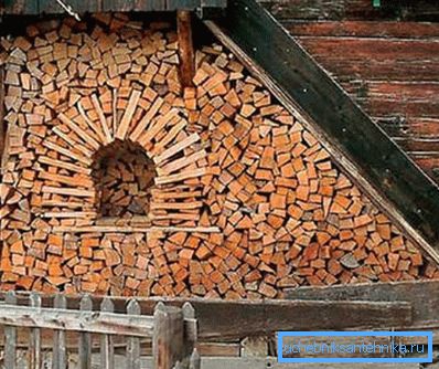 Holzstapel mit Holz Holzstapel mit Holz
