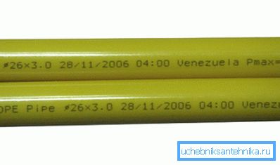 Gasleitungen aus Polypropylen. Gasleitungen aus Polypropylen.
