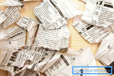 Der Versuch, eine Zeitung zu verwenden, führt fast immer zu Problemen mit dem Abfluss Der Versuch, eine Zeitung zu verwenden, führt fast immer zu Problemen mit dem Abfluss