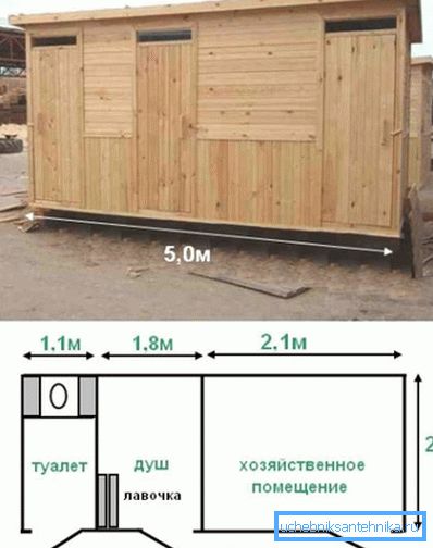 Es gibt ein kleines Duschhaus mit WC + Whirlpool und Dusche. Es gibt ein kleines Duschhaus mit WC + Whirlpool und Dusche.