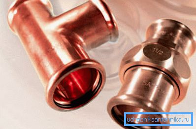 Pressfittings aus Kupferlegierung Pressfittings aus Kupferlegierung