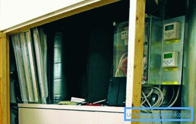 Beispiel für die Anordnung der Lüftungskammer Beispiel für die Anordnung der Lüftungskammer
