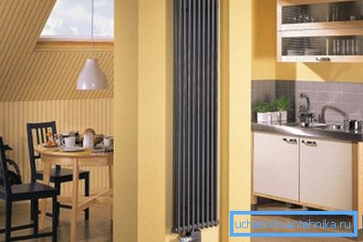 Beispiel für eine vertikale Batterie Beispiel für eine vertikale Batterie