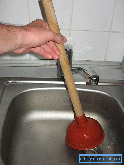 Reinigung des Abwasserkolbens Reinigung des Abwasserkolbens