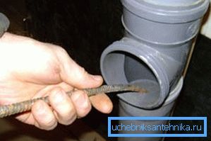 Reinigen der Steigleitung durch das Audit