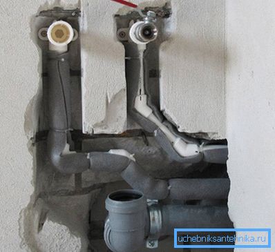 2752 Rohrverlegung in der Wand