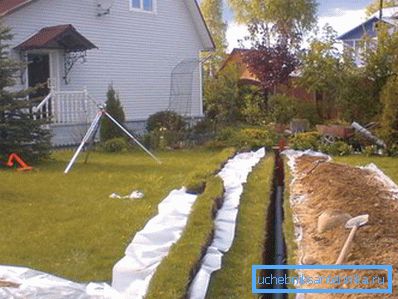 Das Abwasser muss nach strengen Regeln im Boden verlegt werden. Das Abwasser muss nach strengen Regeln im Boden verlegt werden.