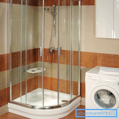 Transparente Dusche mit Sitz Transparente Dusche mit Sitz
