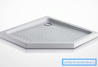 Fünfeckiger Aufbau.