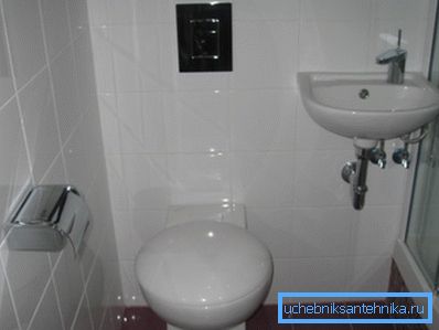 Kleine Waschbecken im Bad spart Platz Kleine Waschbecken im Bad spart Platz