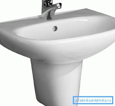 Waschbecken mit Halbpodest sieht sehr originell aus Waschbecken mit Halbpodest sieht sehr originell aus