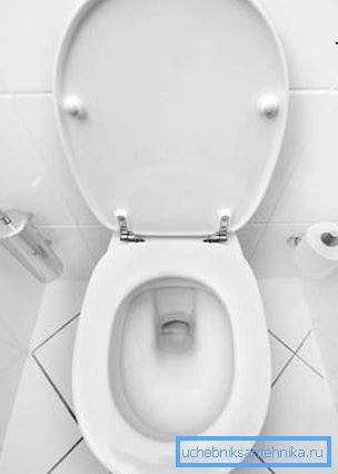 Betrachten Sie das Gerät WC-Vase (Schüssel). Betrachten Sie das Gerät WC-Vase (Schüssel).
