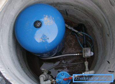 Die Abmessungen des Behälters für das Bohrloch ermöglichen das Platzieren der Pumpausrüstung darin.