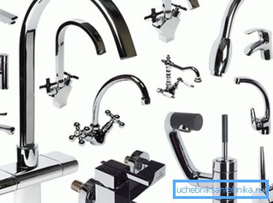 Eine Vielzahl von Küchenarmaturen Eine Vielzahl von Küchenarmaturen