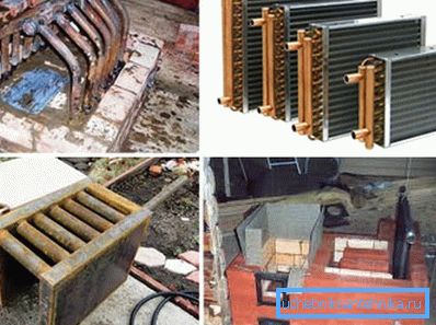 Selbstgemachte und industrielle Wärmetauscher zum Heizen Selbstgemachte und industrielle Wärmetauscher zum Heizen